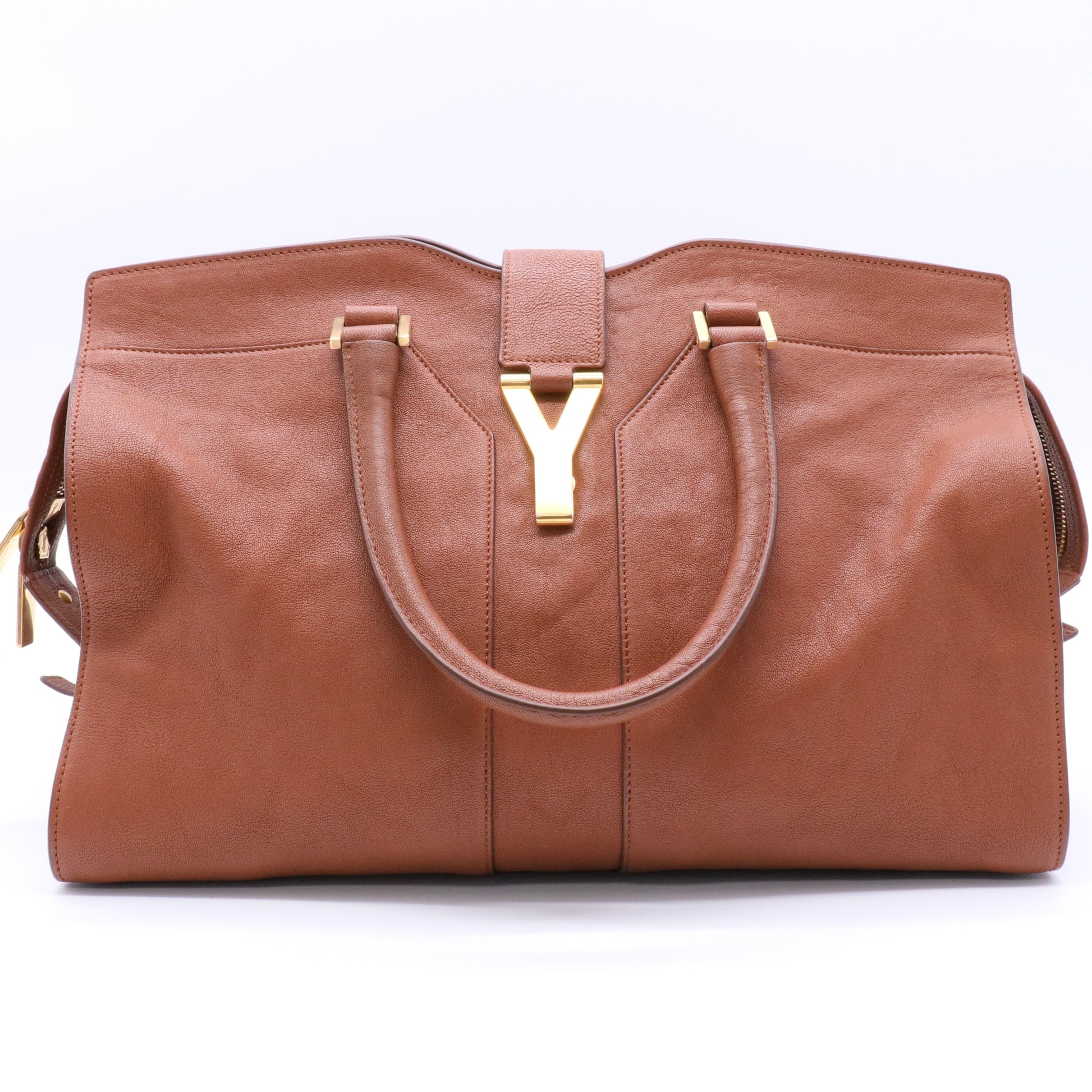 Chyc Cabas Tote Leather Medium Twins