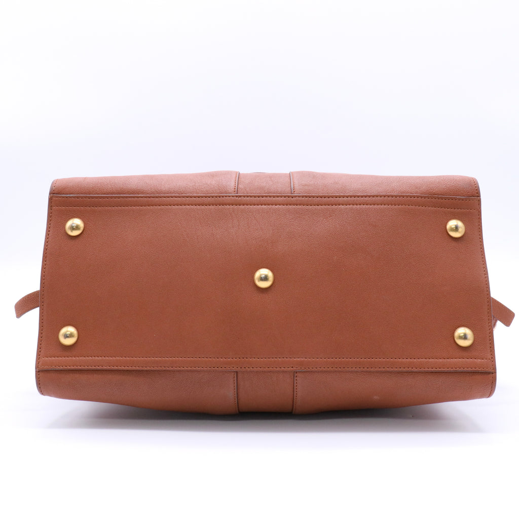 Chyc Cabas Tote Leather Medium Twins