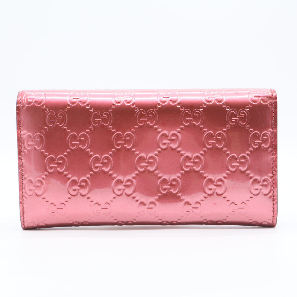 Lovely Heart GG Signature Continental Wallet