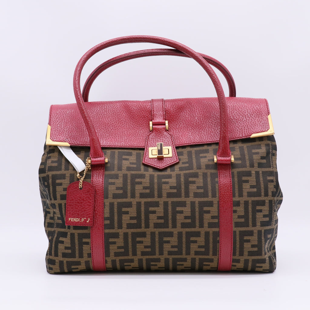 Fendi Zucca B. Fab Bag B23462