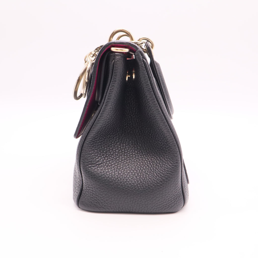 Be Dior Bag Pebbled Leather Small Twins