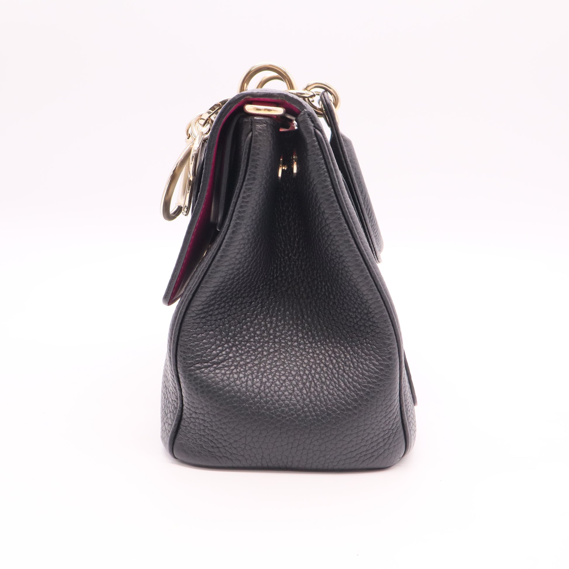 Be Dior Bag Pebbled Leather Small Twins