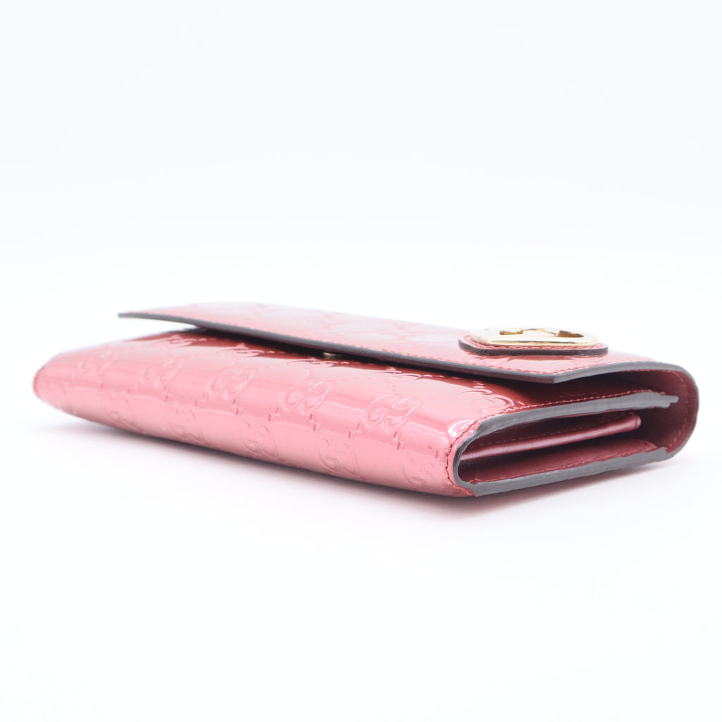 Lovely Heart GG Signature Continental Wallet