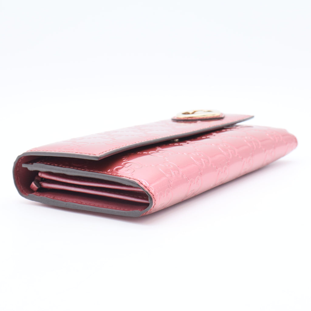 Lovely Heart GG Signature Continental Wallet