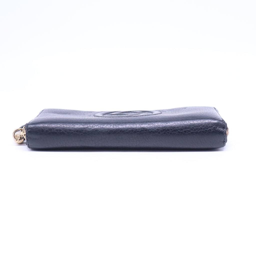Soho GG Embossed Leather Continental Zip Around Wallet W20724