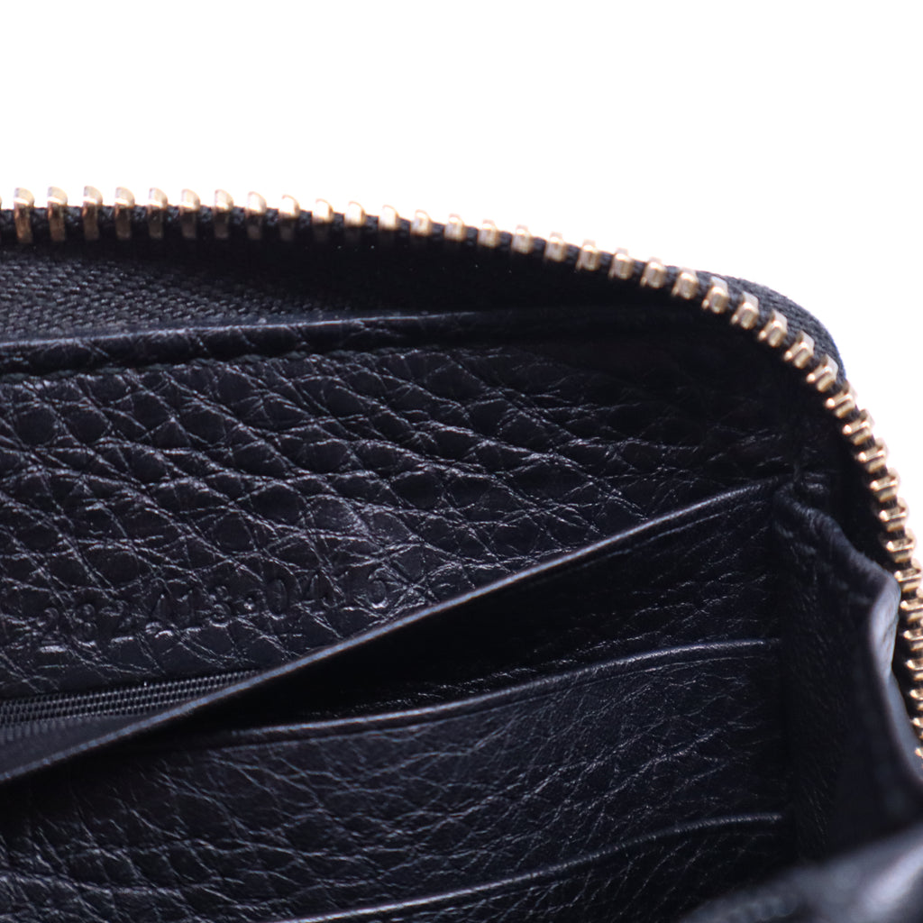 Soho GG Embossed Leather Continental Zip Around Wallet W20724