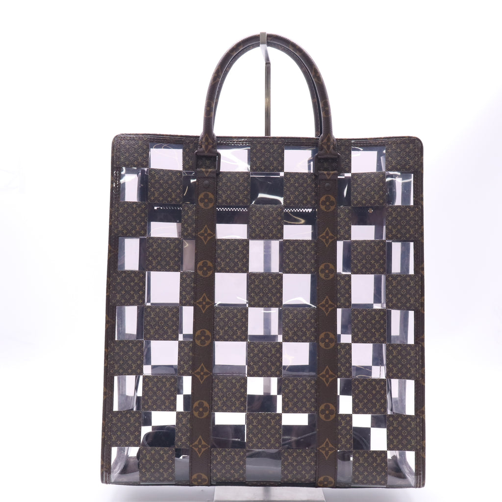 Louis Vuitton Monogram Chess Sac Plat Tote Bag Twins LDJ5172