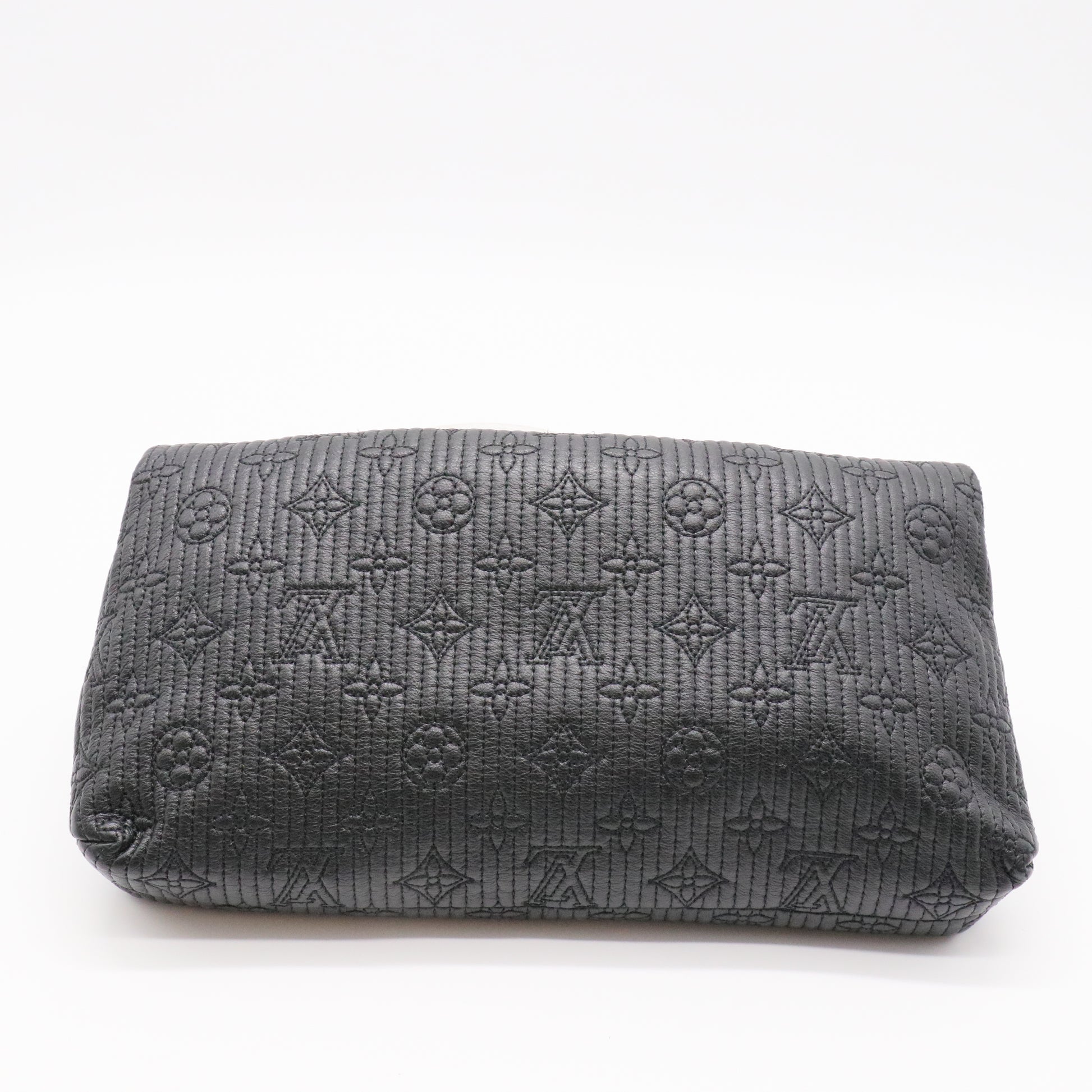 Altair Clutch Quilted Monogram Leather twins
