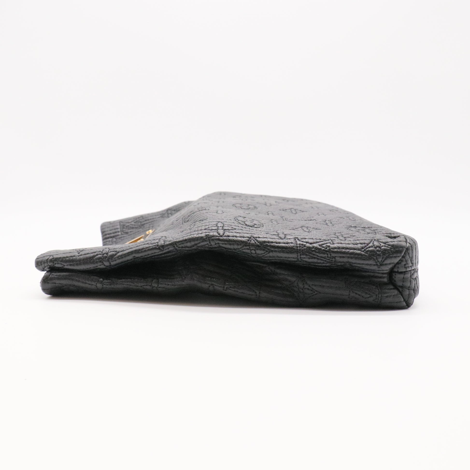 Altair Clutch Quilted Monogram Leather twins
