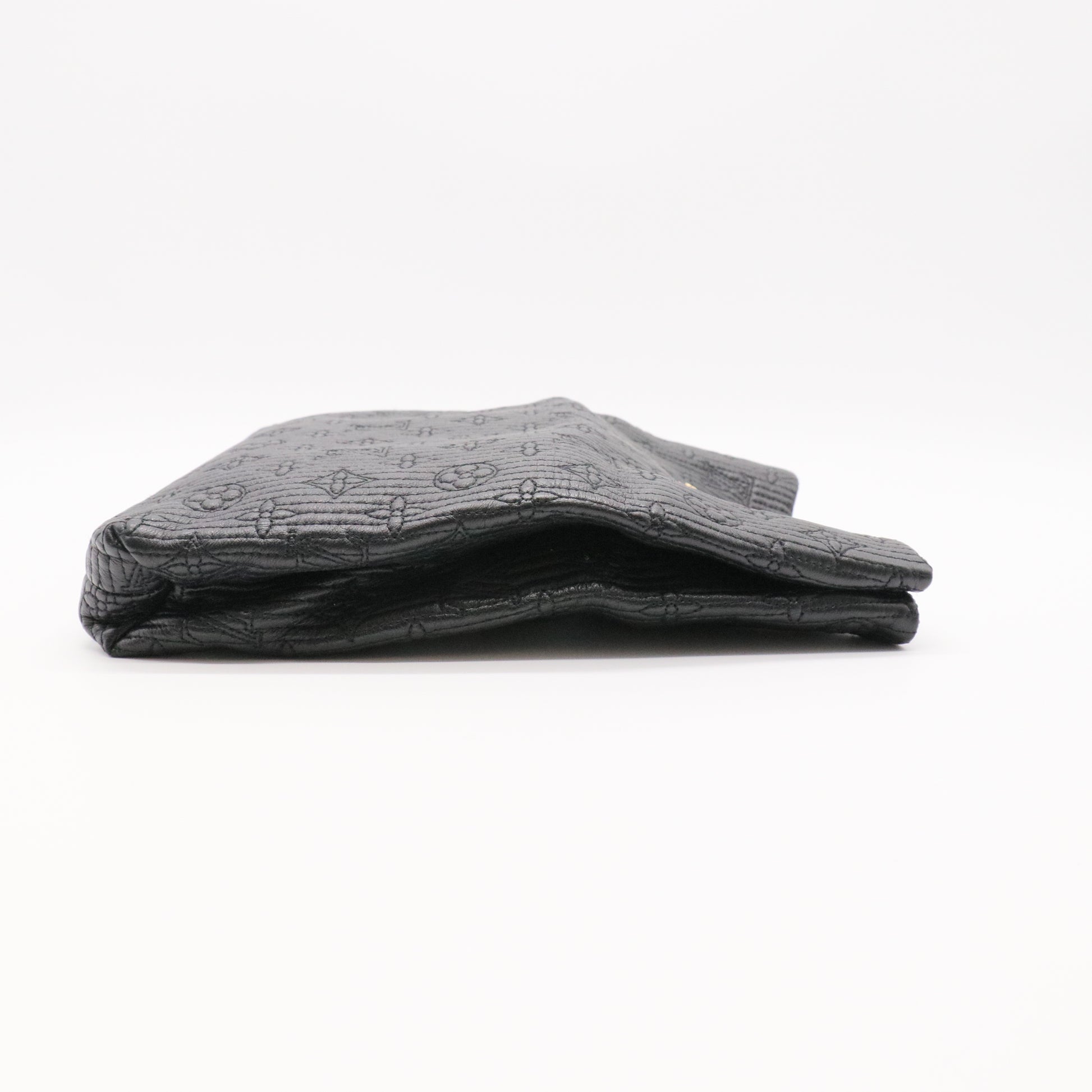 Altair Clutch Quilted Monogram Leather twins