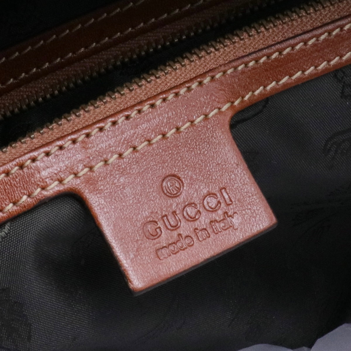 Gucci Horsebit Leather Satchel Bag Brown twins