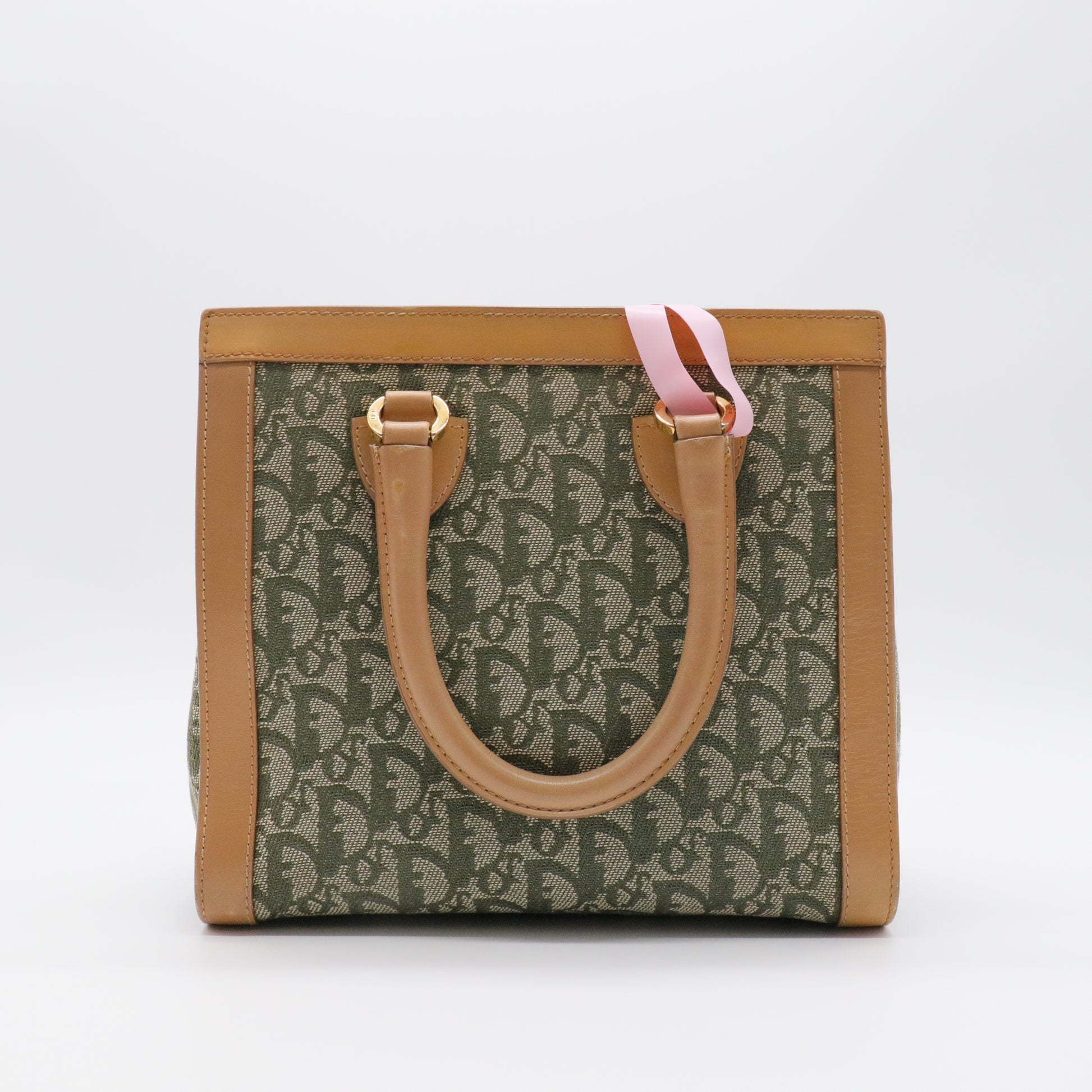 Canvas Hand Bag Khaki Auth twins