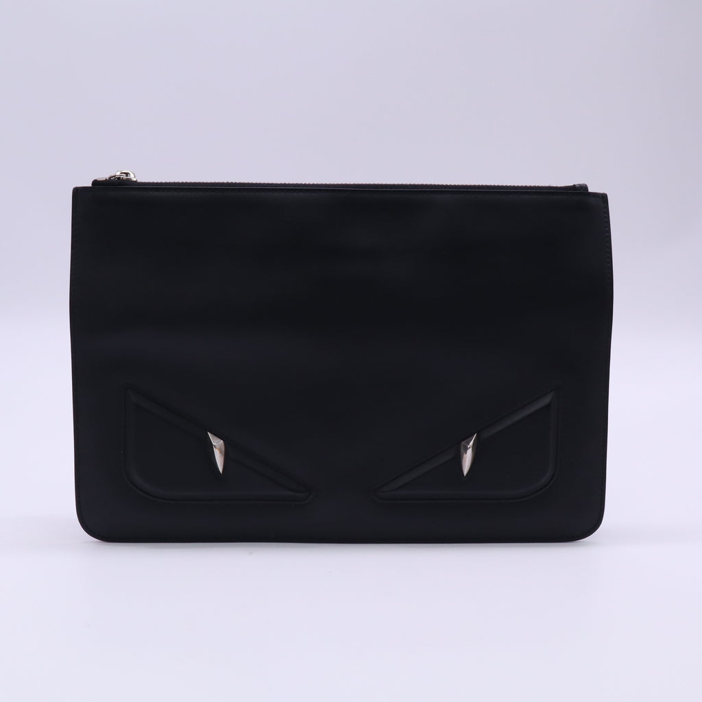Fendi Bag Bugs Monster Leather Clutch twins LDJ5192