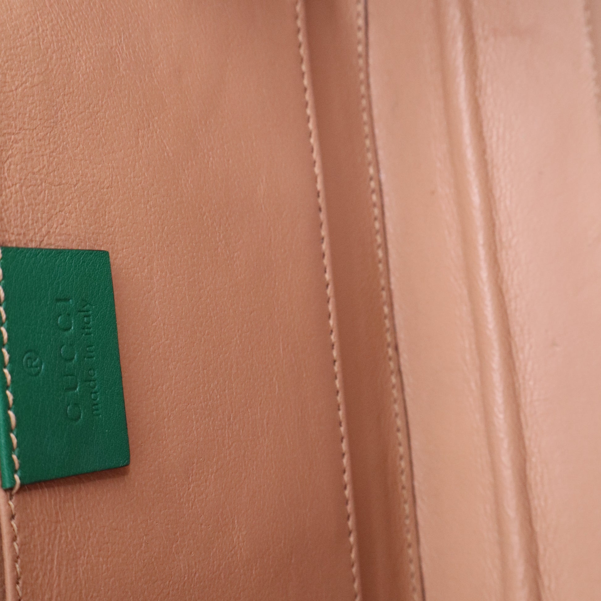 Gucci 1969 Sylvie Top Handle Bag Patent Leather Twins LDJ3242