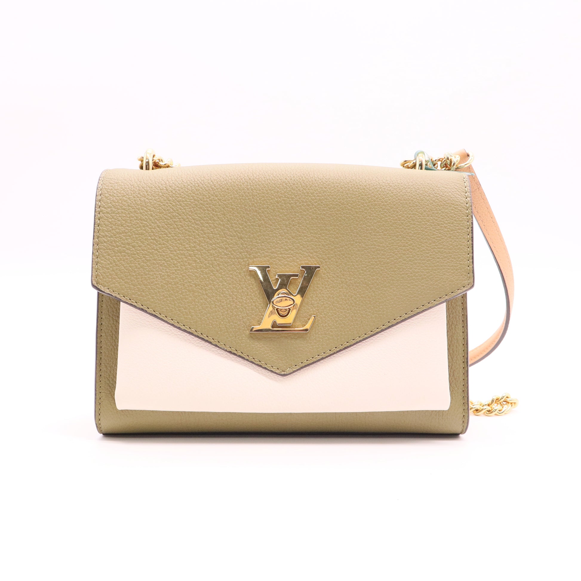 Mylockme Chain Crossbody Leather Bag Twins