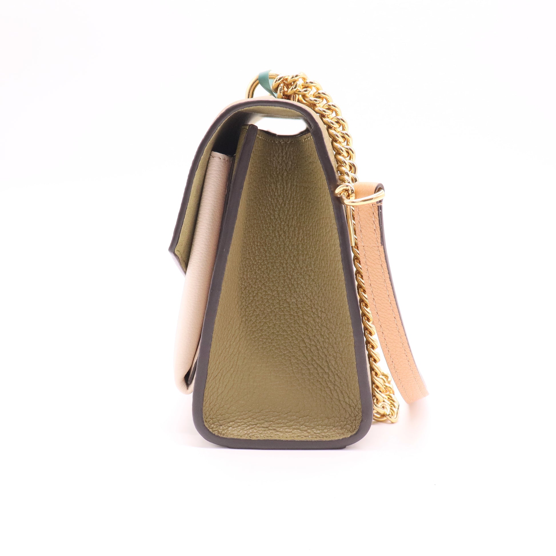Mylockme Chain Crossbody Leather Bag Twins