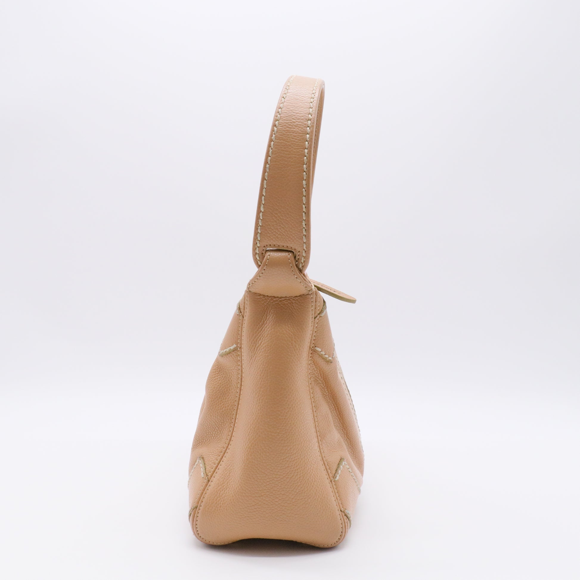 CC Stitch Shoulder Bag Caviar Medium twins