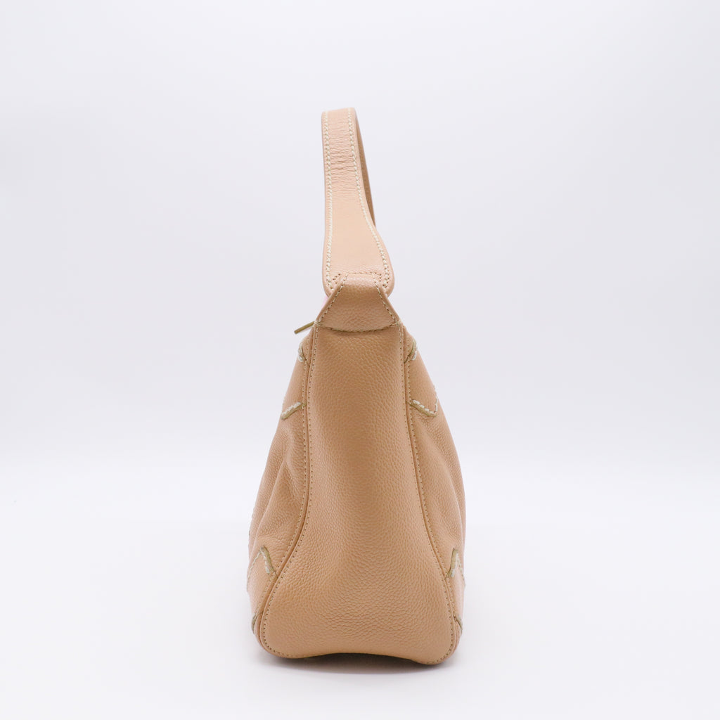 CC Stitch Shoulder Bag Caviar Medium twins