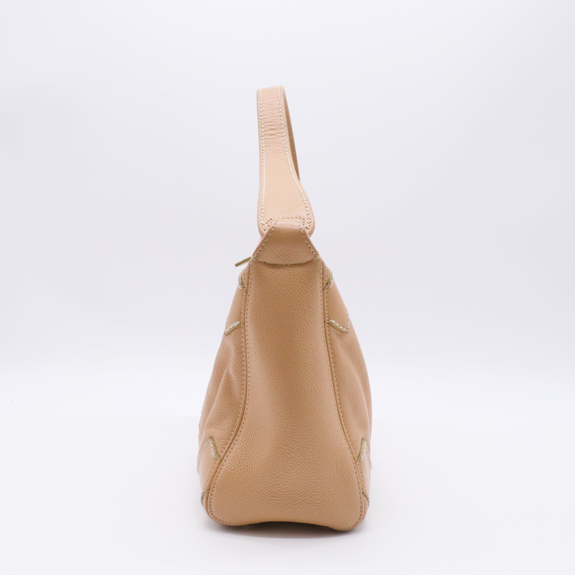 CC Stitch Shoulder Bag Caviar Medium twins