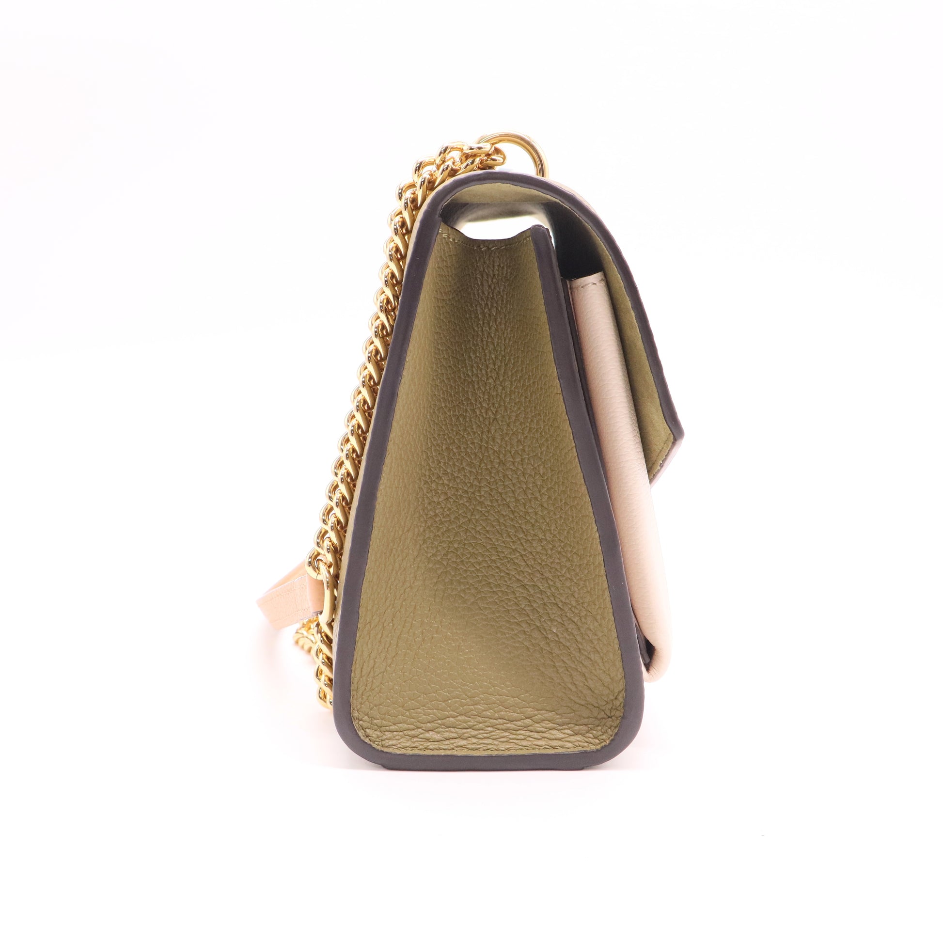 Mylockme Chain Crossbody Leather Bag Twins