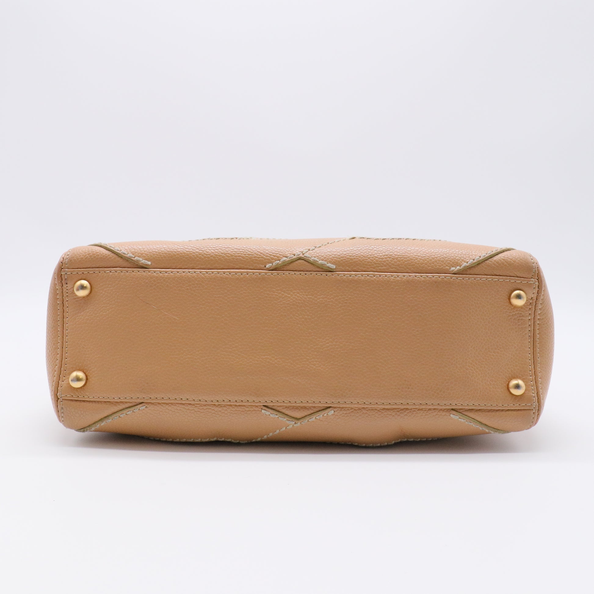 CC Stitch Shoulder Bag Caviar Medium twins