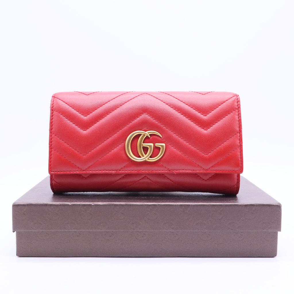 Leather Printed Continental Wallet