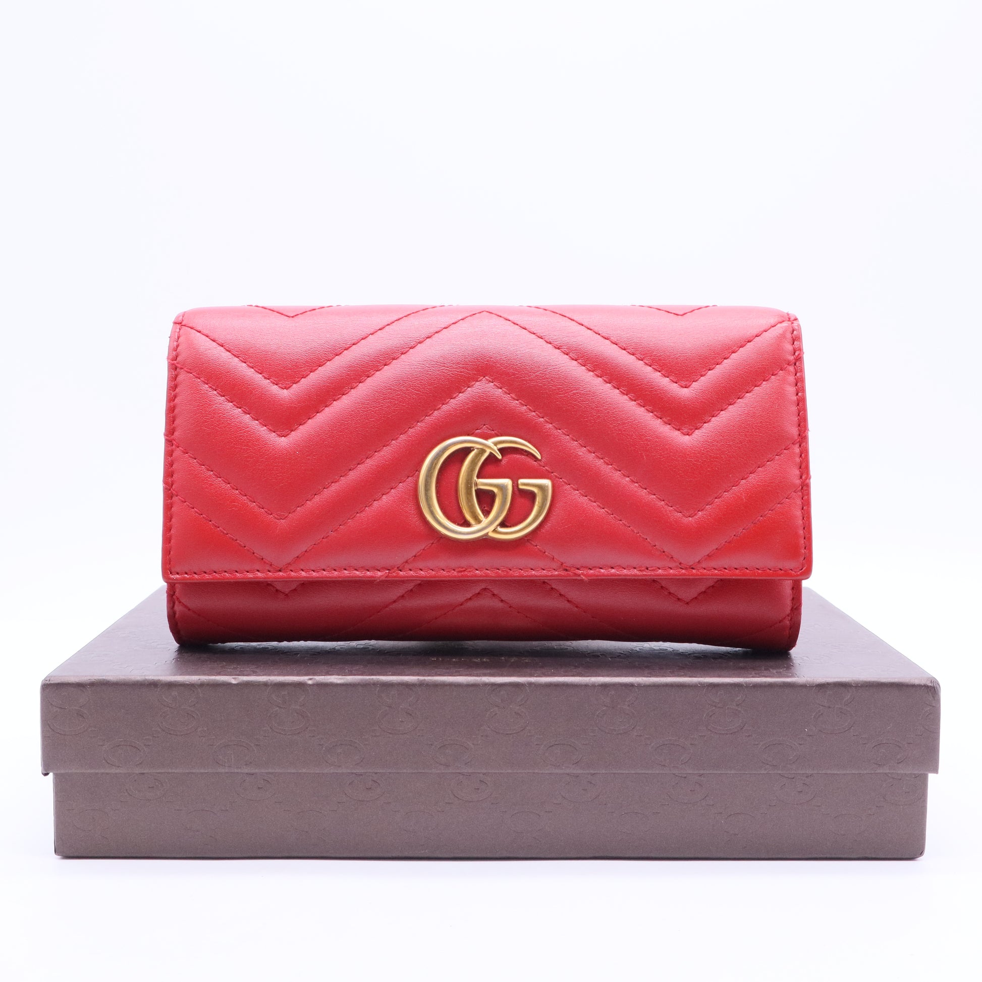 Leather Printed Continental Wallet