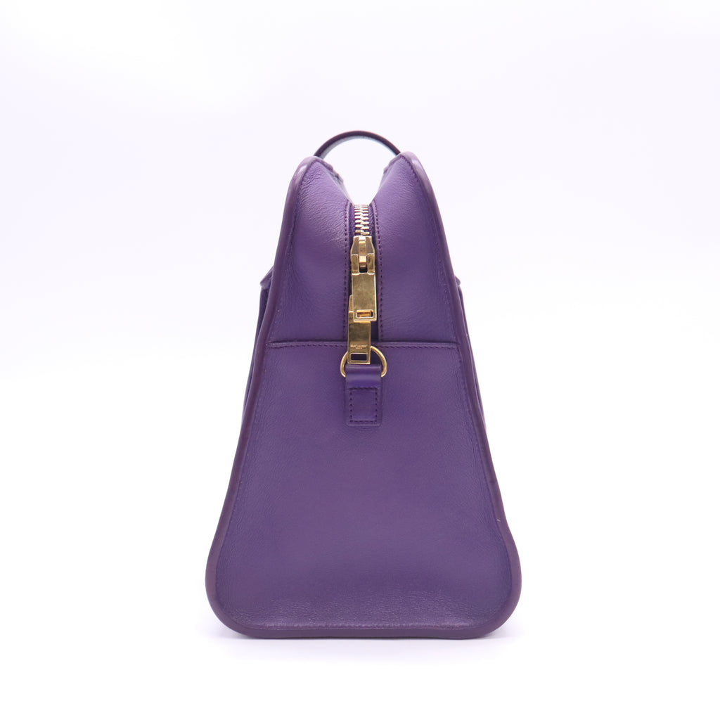 Saint Laurent Calfskin Leather Small Monogram Cabas Bag B24052