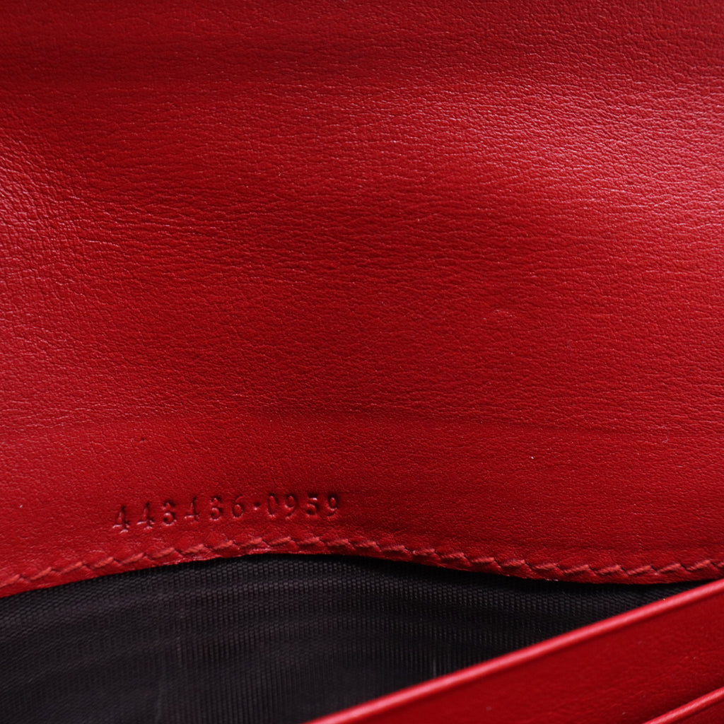 Leather Printed Continental Wallet