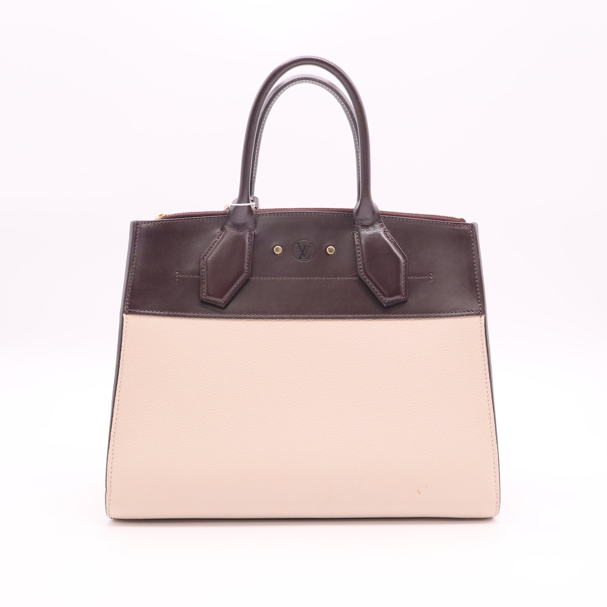 City Steamer Handbag Leather MM Twins
