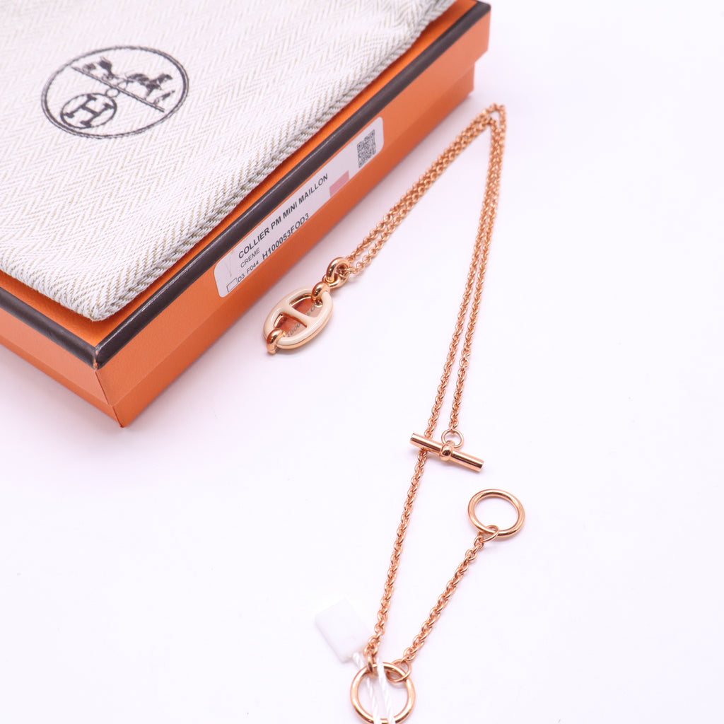 Hermes Mini Maillon Pendant twins LDJ5188