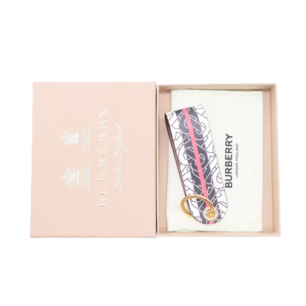 Monogram Logo Loop Key Ring W11316