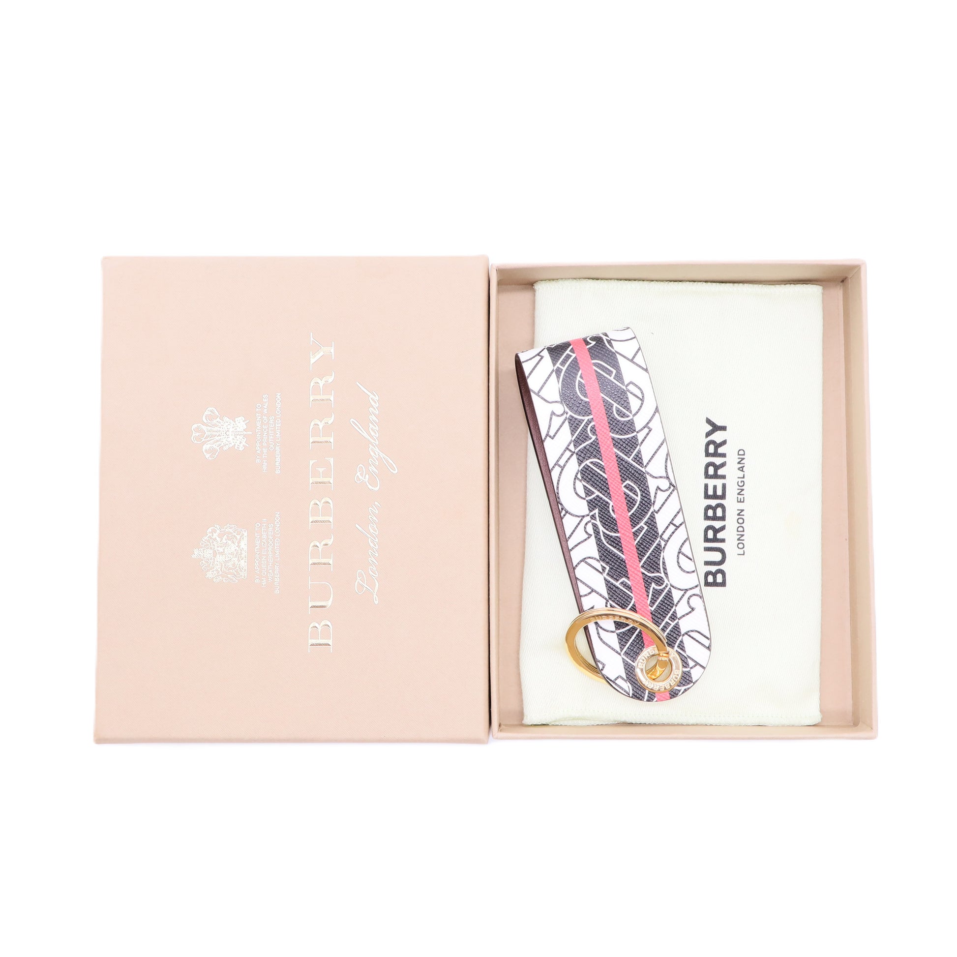 Monogram Logo Loop Key Ring W11316