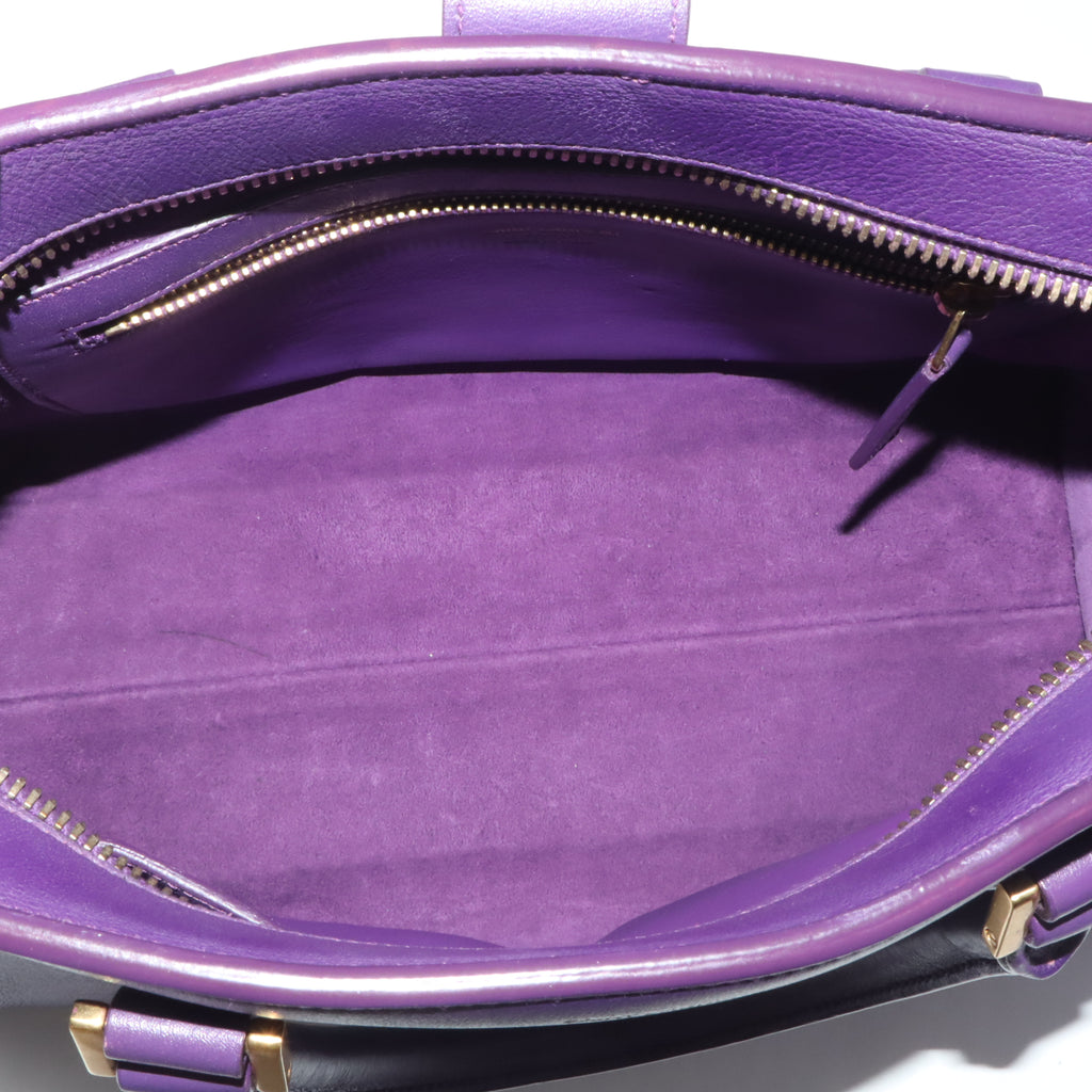 Saint Laurent Calfskin Leather Small Monogram Cabas Bag B24052