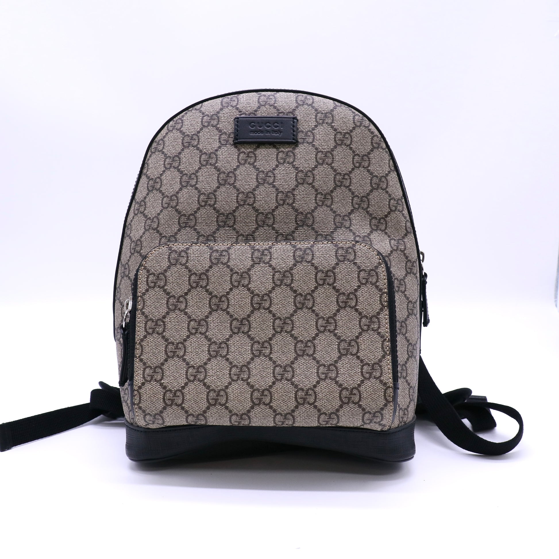 Zip Pocket Backpack GG Coated Canvas Small Twins LDJ4564