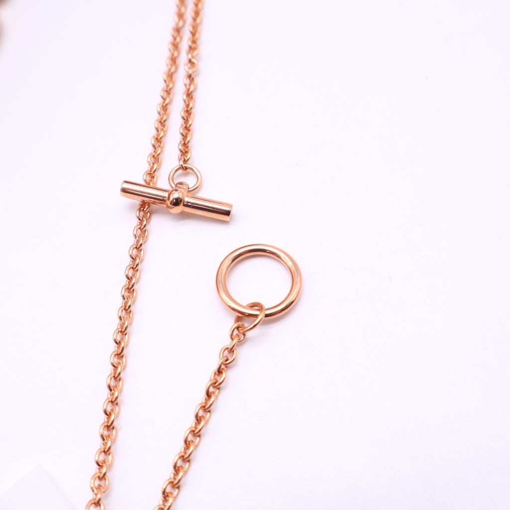 Hermes Mini Maillon Pendant twins LDJ5188