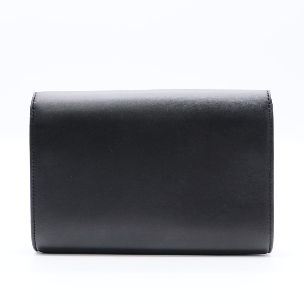 Chain Louise Clutch Leather with Python GM twins