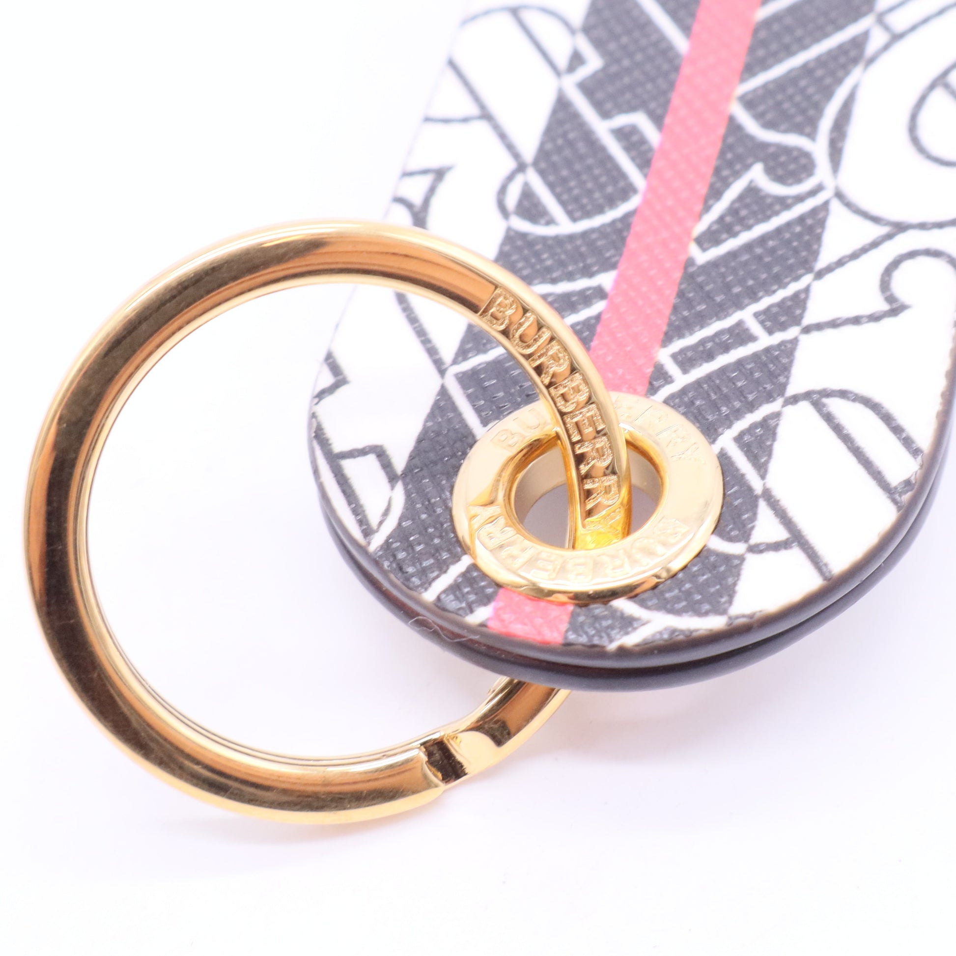 Monogram Logo Loop Key Ring W11316