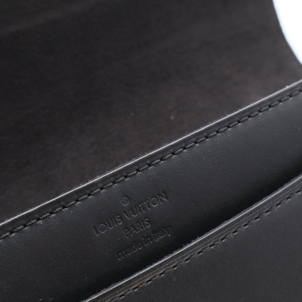 Chain Louise Clutch Leather with Python GM twins