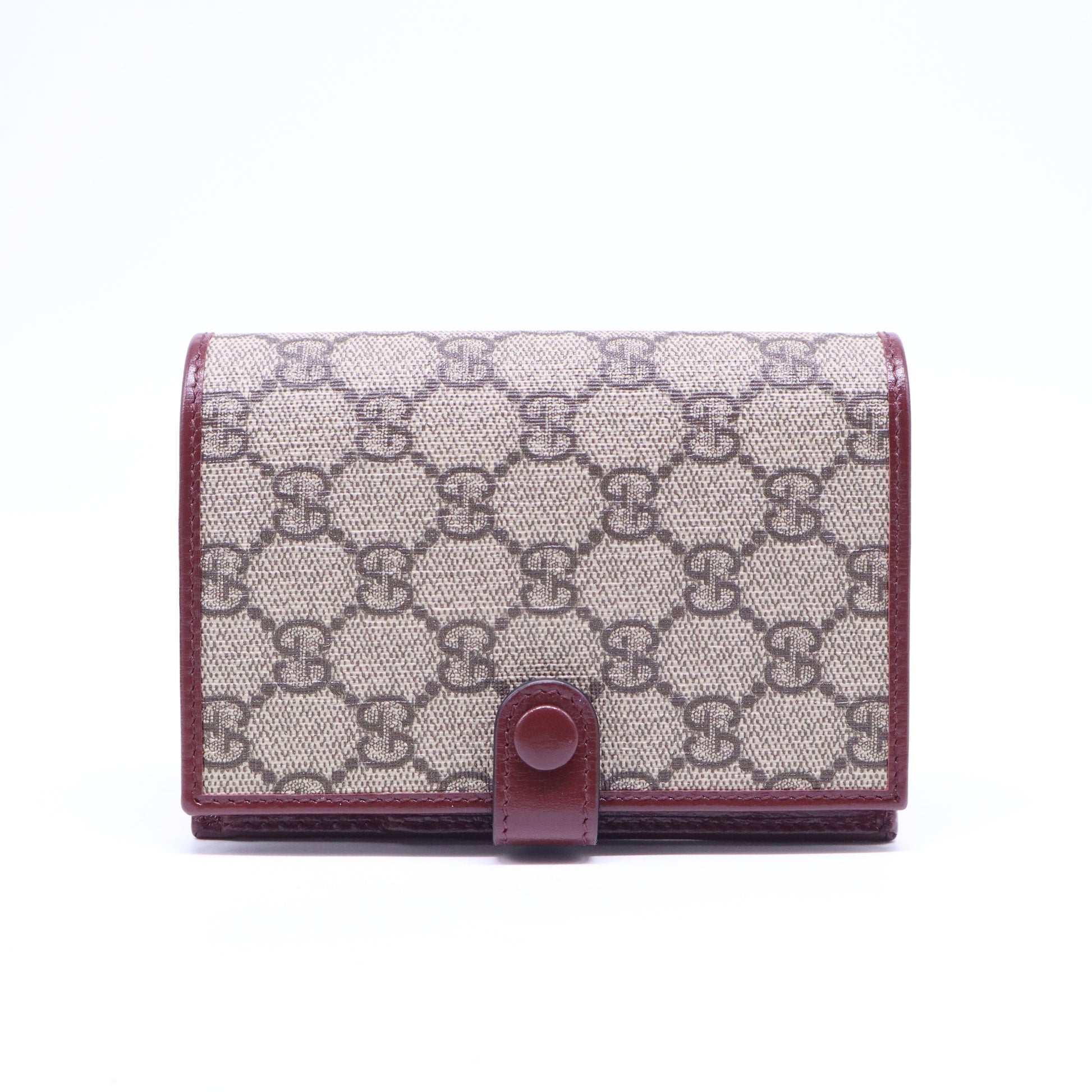 GG Supreme Monogram Retro Interlocking G Passport Case W20807