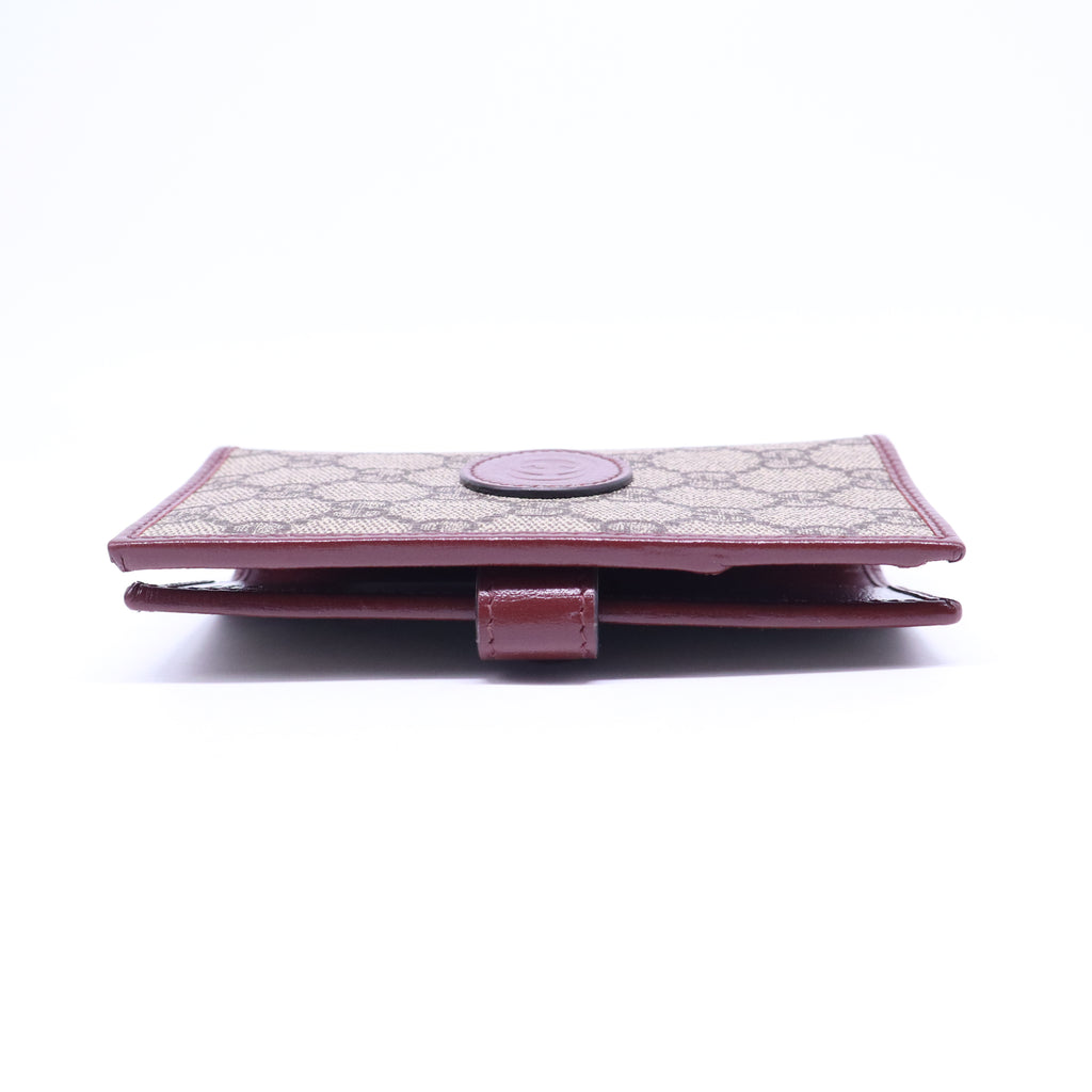 GG Supreme Monogram Retro Interlocking G Passport Case W20807