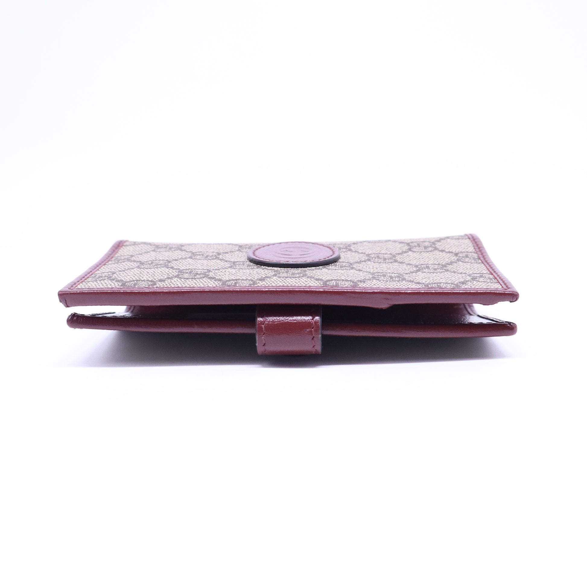 GG Supreme Monogram Retro Interlocking G Passport Case W20807