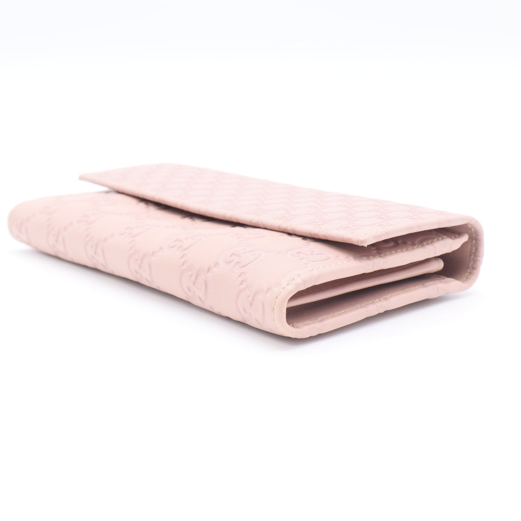 Long Wallet in Smoky Pink
