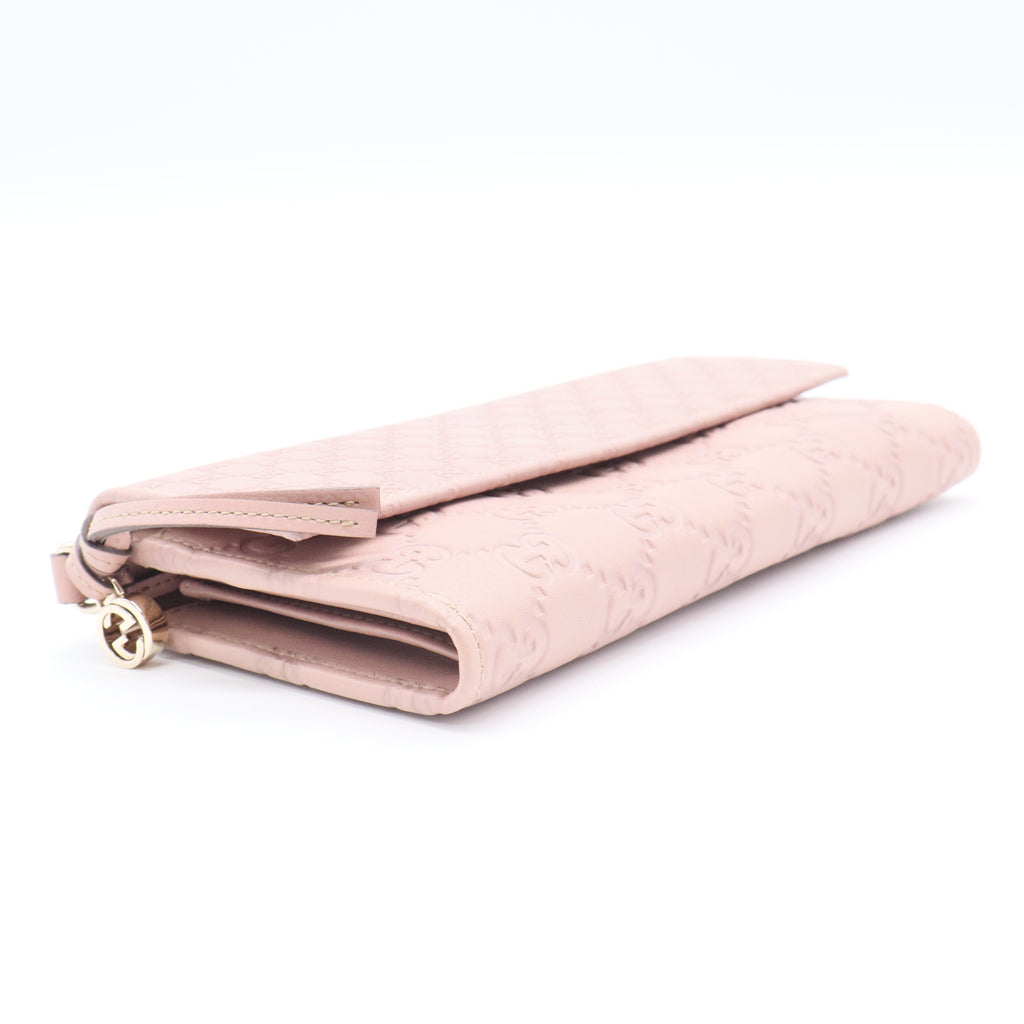 Long Wallet in Smoky Pink
