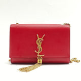 Grain De Poudre Small Monogram Kate Satchel Red