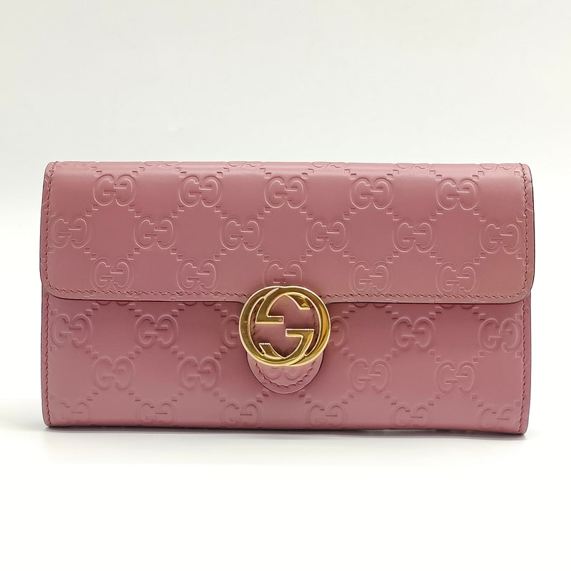 Icon Wallet on Chain Guccissima Leather