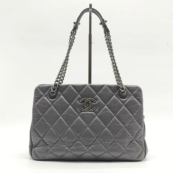 Shopping Tote Quilted Lambskin