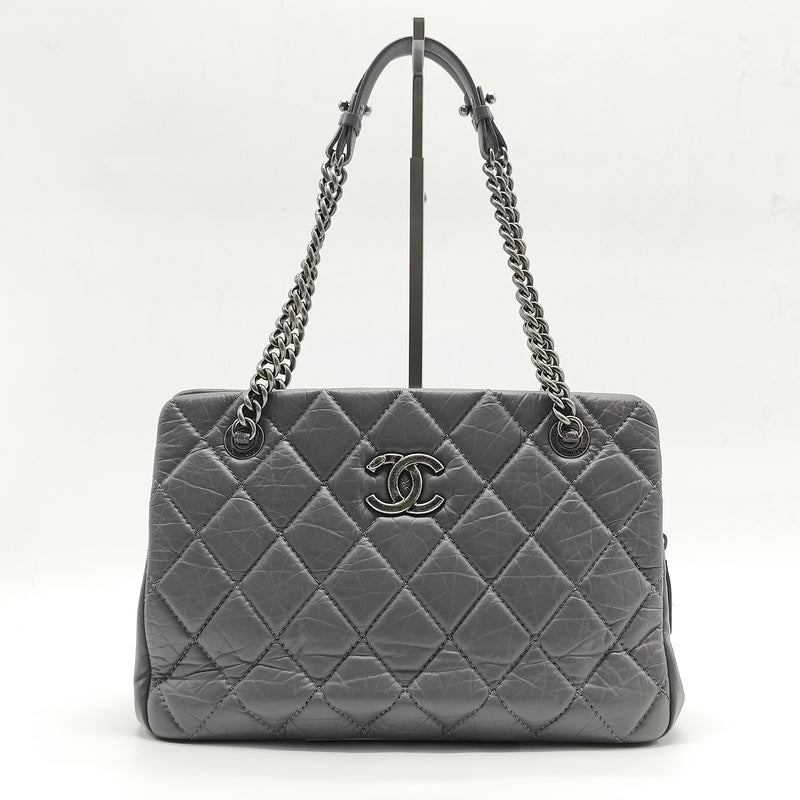 Shopping Tote Quilted Lambskin