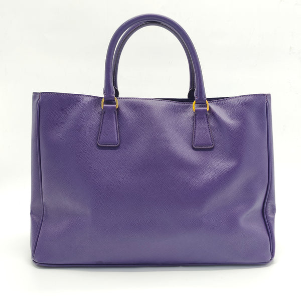 Lux Open Tote Saffiano Leather North South