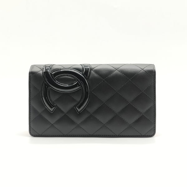 Cambon Bifold Wallet Quilted Lambskin Long